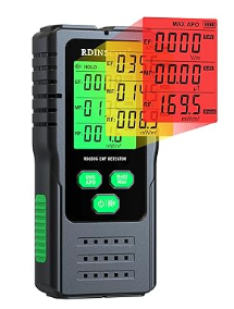 emf protection solutions picture of an EMF Detector, Detect All 3 Types of Electromagnetic Radiation Field in 1 EMF Meter for Cell Towers, and Smart Meters, EMF Reader for Home, Office
